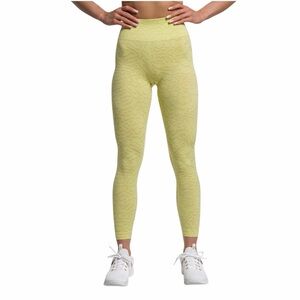 Gymshark adapt animal seamless leggings in firefly Yellow High-Waisted size M